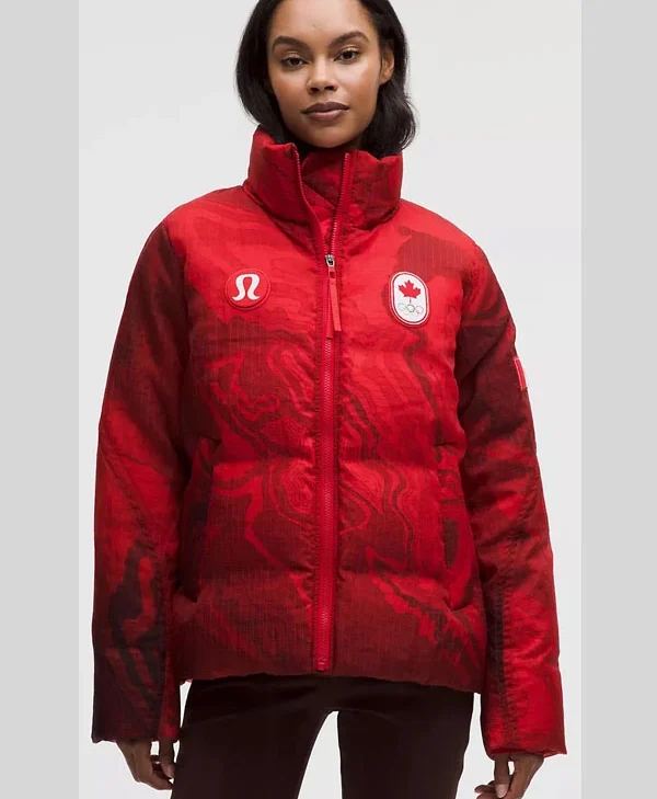 Team Canada Women’s Wunder Puff Translucent 600-Down-Fill Jacket COC Logo