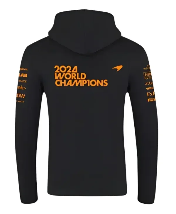 Team Champions McLaren Formula 1 Black Hoodie front