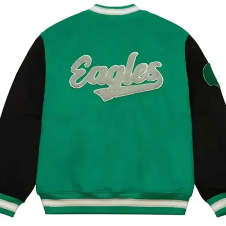 Team Legacy Philadelphia Eagles Varsity Jacket back
