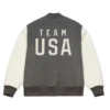 Team USA Coach Snoop Varsity Jacket back