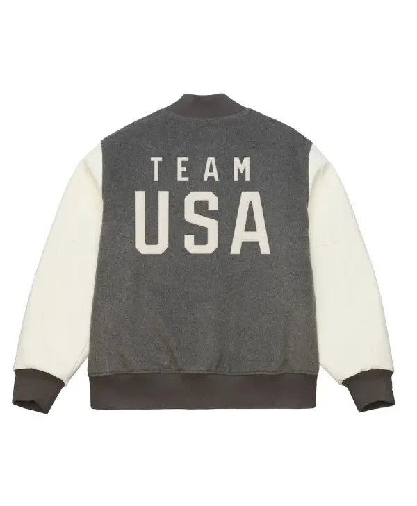 Team USA Coach Snoop Varsity Jacket back