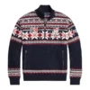 Team USA Wool Quarter-Zip Sweater front