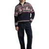 Team USA Wool Quarter-Zip Sweater model