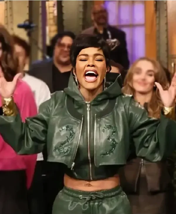Teyana Taylor SNL S51 Cropped Jacket