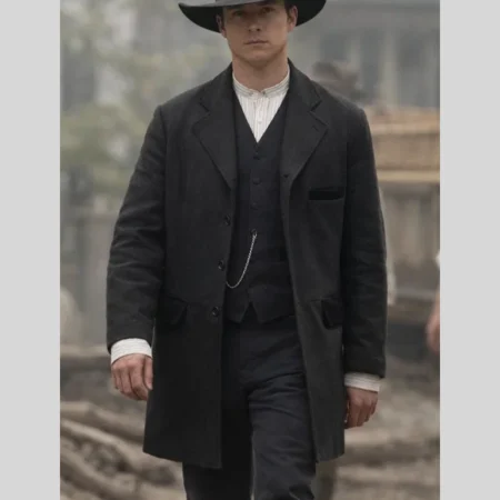 The Abandons Lucas Till Black Coat