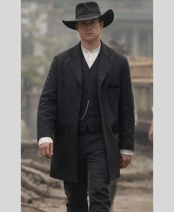 The Abandons Lucas Till Black Coat