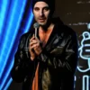 The Ice House Comedy Club Brian Monarch Black Leather Jacket