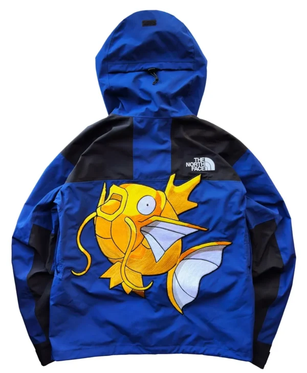 The North Face Gore-tex Retro Mountain Blue Jacket For Sale