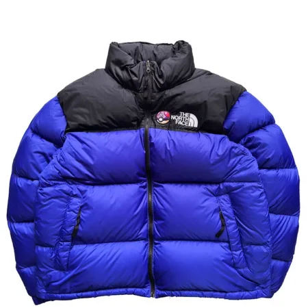 The North Face Nuptse Retro 700 Shining Kyogre Shades of Blue Custom front