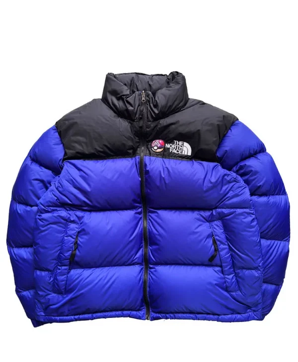 The North Face Nuptse Retro 700 Shining Kyogre Shades of Blue Custom front