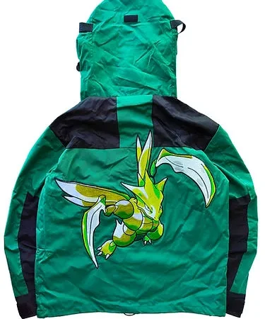 The North Face Pokemon Scyther Green Jacket