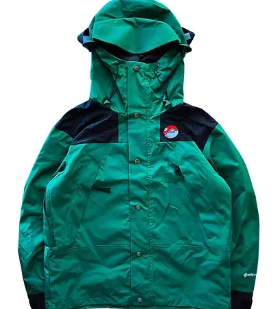 The North Face Pokemon Scyther Green Jacket For Sale