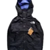 The North Face Raintex Mountain Jacket Black Embroidered front