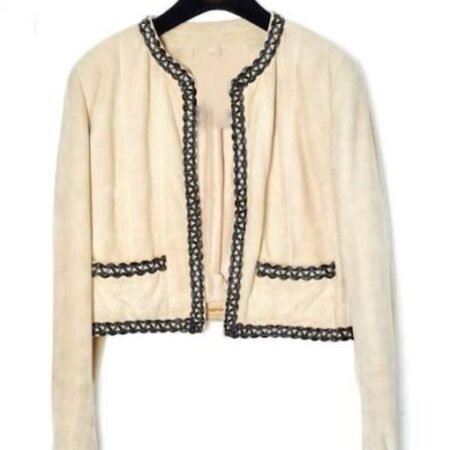 The Real Housewives of Beverly Hills S15 Rachel Zoe Beige Suede Jacket