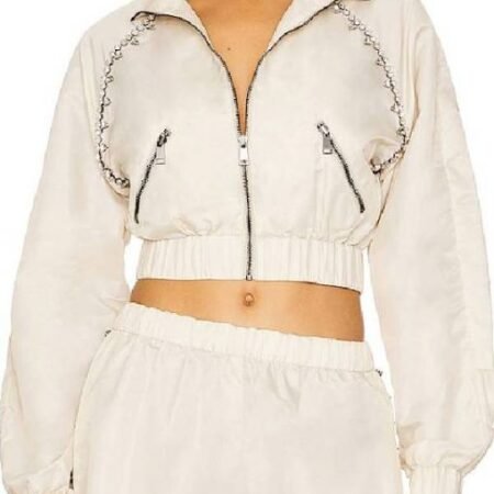 The Real Housewives of Potomac S10 Ashley Darby Cropped Jacket front