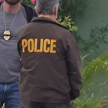 The Rip Matt Damon Police Jacket front