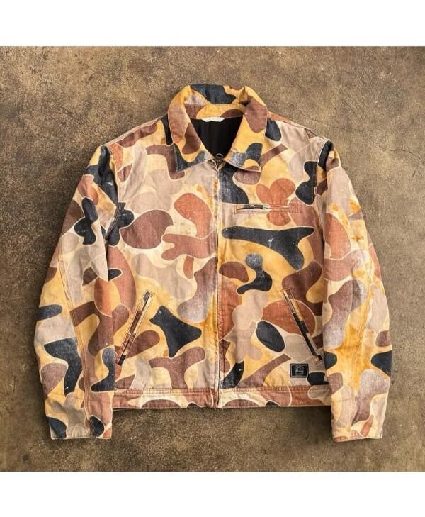 The Traitors US S04 Yellow Camo Print Jacket front