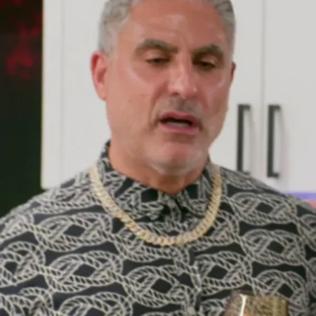 The Valley Persian Style S01 Reza Farahan Rope Print Shirt