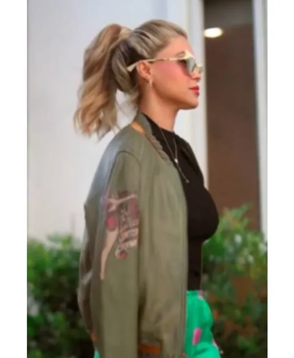 The Valley Persian Style S01 Sky Asakari Green Bomber Jacket