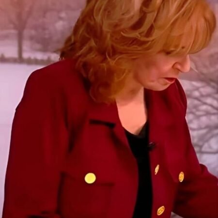The View Joy Behar Red Cropped Jacket