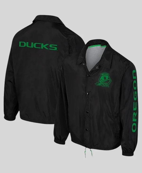 The Wild Collective Oregon Ducks Coaches Jacket