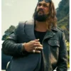 The Wrecking Crew 2026 Jason Momoa Leather Jacket