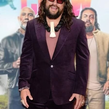 The Wrecking Crew NY Special Screening Jason Momoa Velvet Suit