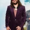 The Wrecking Crew NY Special Screening Jason Momoa Velvet Suit front