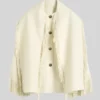 Toteme Fringe Scarf Jacket For Sale