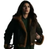 Troll 2 Sara Khorami Brown Shearling Jacket