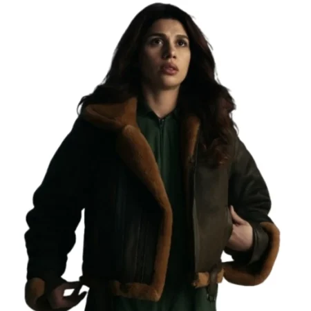 Troll 2 Sara Khorami Brown Shearling Jacket