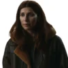 Troll 2 Sara Khorami Brown Shearling Jacket front