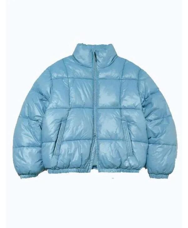 Typhoon Family S01 Lee Jun-ho Blue Puffer Jacket