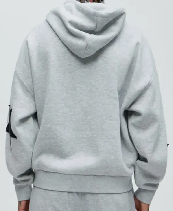 Tyson Star Grey Hoodie back