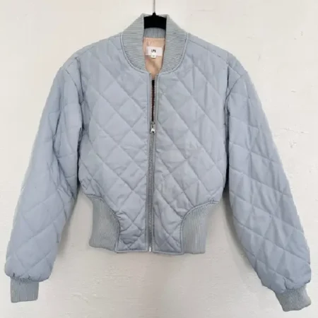 Vanderpump Rules S12 Angelica Jensen Quilted Bomber Jacket front