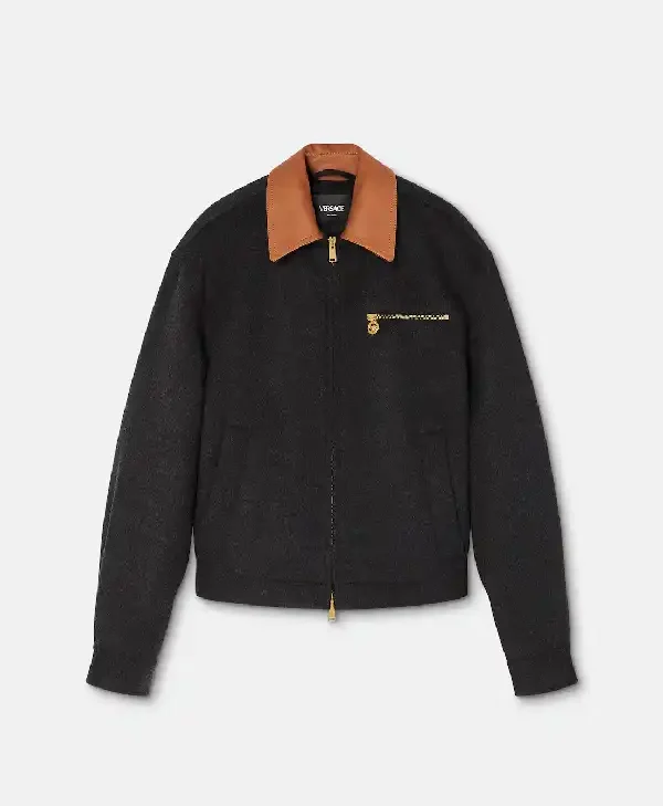 Versace Wool Blouson Jacket