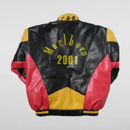 Vintage Marlboro Yellow and Black Jacket back