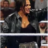 WWE Nia Jax Black Leather Jacket
