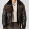 Watch What Happens Live 2026 Dylan Efron Brown Shearling Jacket
