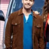 Will Forte Sunny Nights S01 Suede Leather Jacket