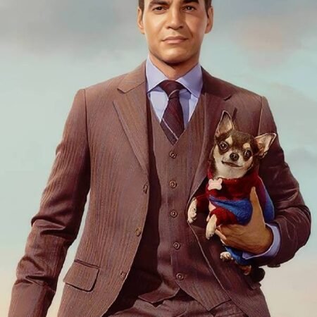 Will Trent S4 Ramón Rodríguez Tweed Suit front