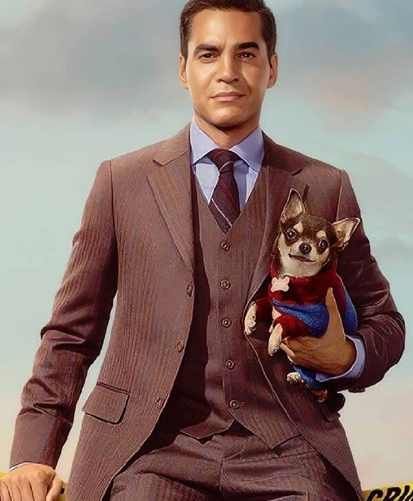 Will Trent S4 Ramón Rodríguez Tweed Suit front