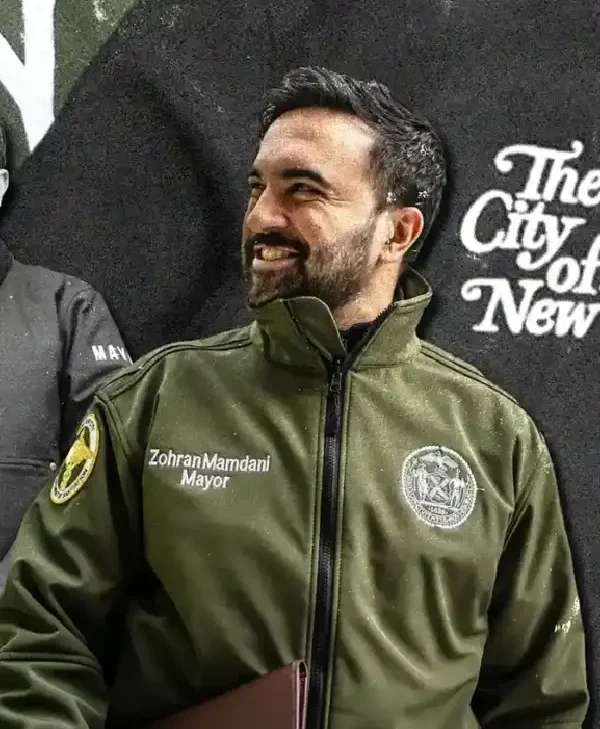 Zohran Mamdani Green Bomber Jacket