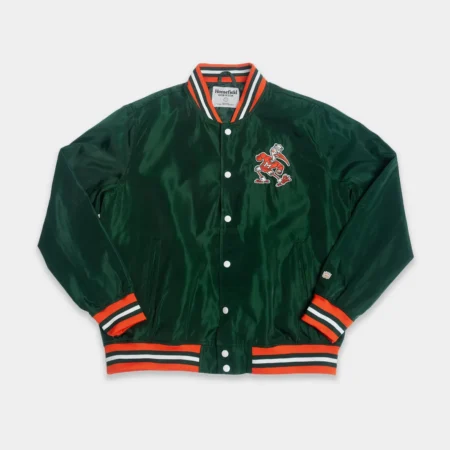 vintage miami hurricanes starter jacket