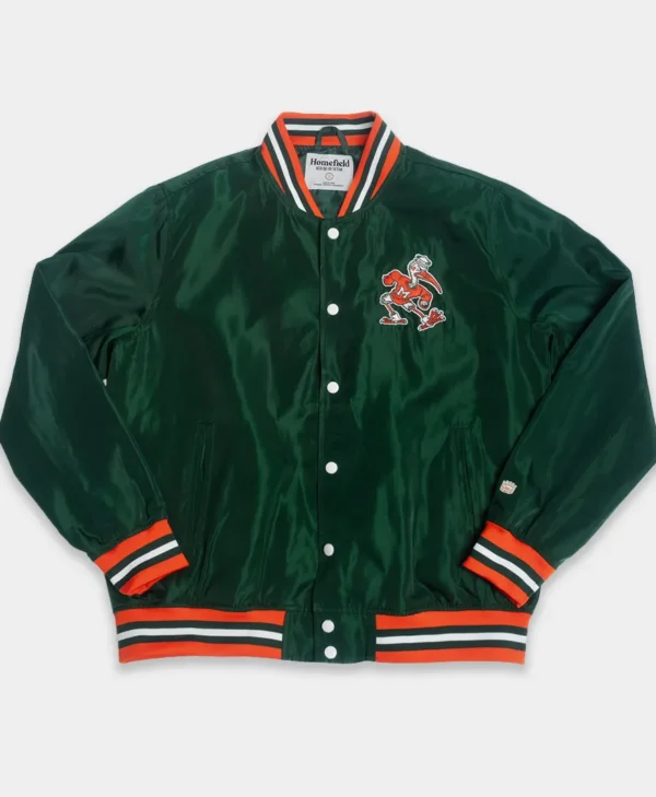 vintage miami hurricanes starter jacket