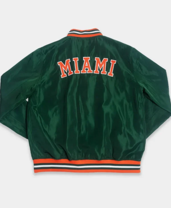 vintage miami hurricanes starter jacket For Sale
