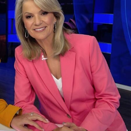 10 News First 2026 Sandra Sully Pink Blazer