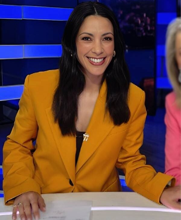 10 News First 2026 Tara Rushton Turmeric Yellow Blazer