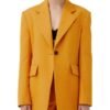 10 News First 2026 Tara Rushton Turmeric Yellow Blazer for sale
