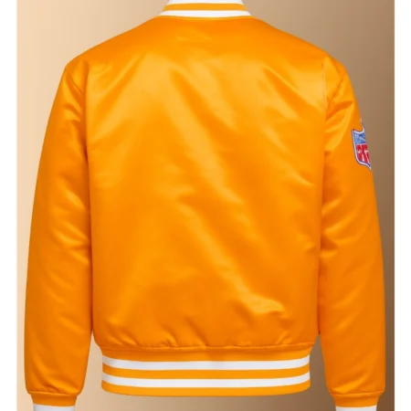 1980s Tampa Bay Buccaneers Creamsicle Bomber Jacket back